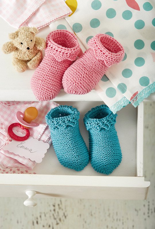 Babysöckchen mit Zackenmuster - Bild 2