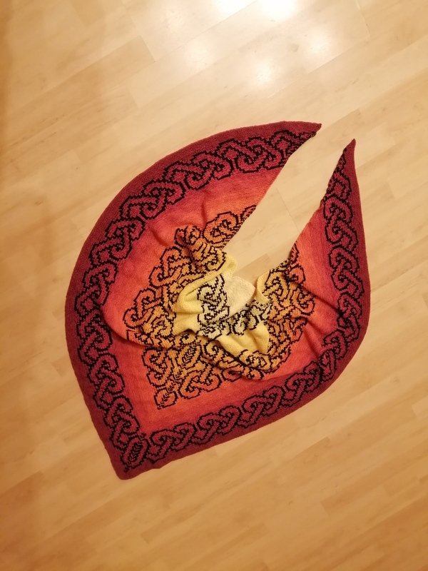 Tuch Coeurs entrelaces als PDF Datei - Bild 2