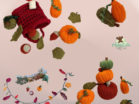 Herbstliche Deko - Häkelanleitung