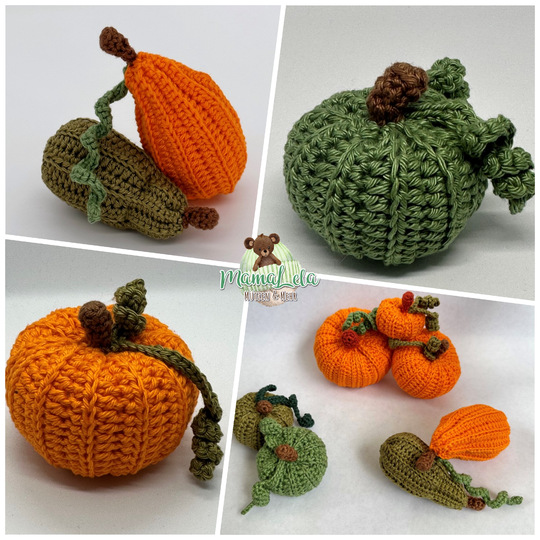 Herbstliche Deko - Häkelanleitung