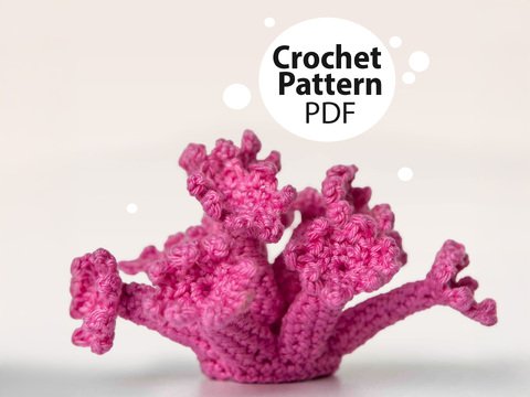Amigurumi Koralle / Blumenkoralle / Mageritenkorralle Häkelanleitung