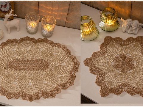 Goldenes Set zu Weihnachten