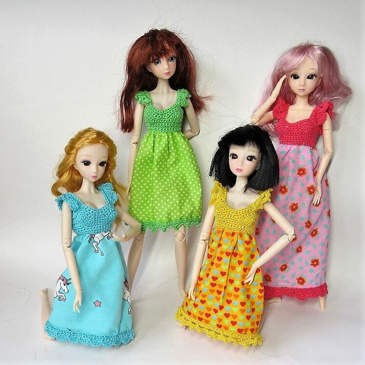 Häkelanleitung Nachthemd für Ankleidepuppen - Bild 2