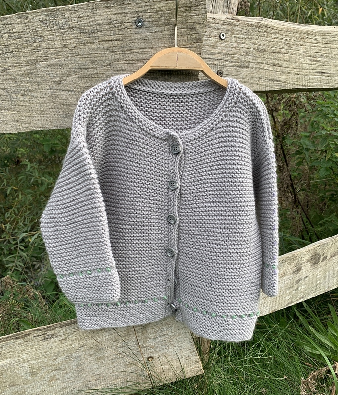 Strickanleitung Kinderjacke Ronny für Jungs und Mädels Größe 68 - 98