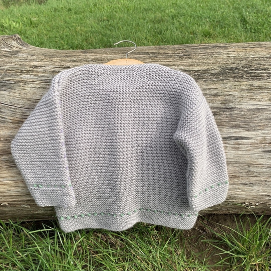 Strickanleitung Kinderjacke Ronny für Jungs und Mädels Größe 68 - 98