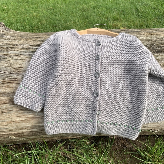 Strickanleitung Kinderjacke Ronny für Jungs und Mädels Größe 68 - 98