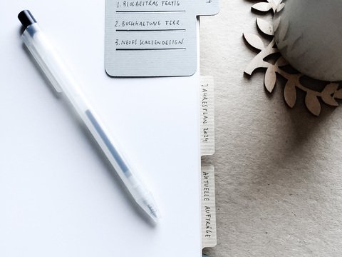 Indexreiter / Tabs für Kalender, Planer & Tagebücher