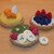 Crochet pattern fruit tartlets