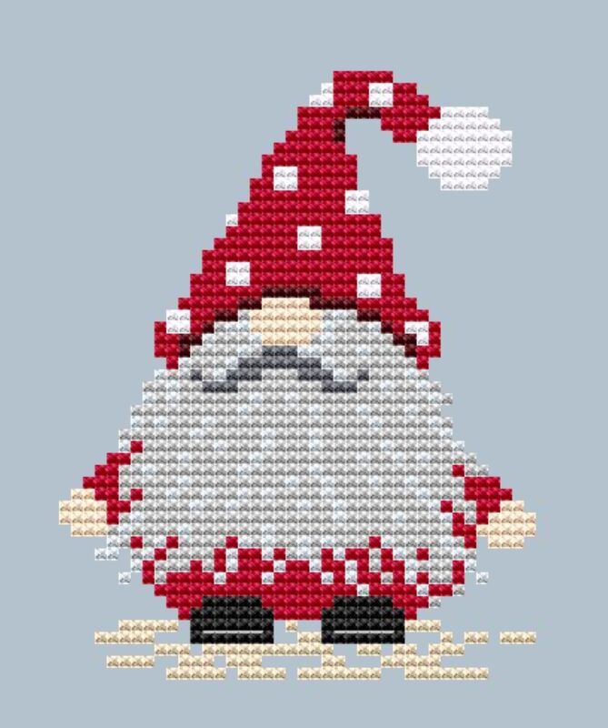 Kreuzstichvorlage Weihnachtswichtel, PDF Download - Bild 6