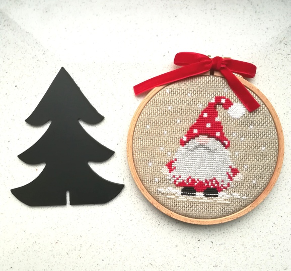 Kreuzstichvorlage Weihnachtswichtel, PDF Download