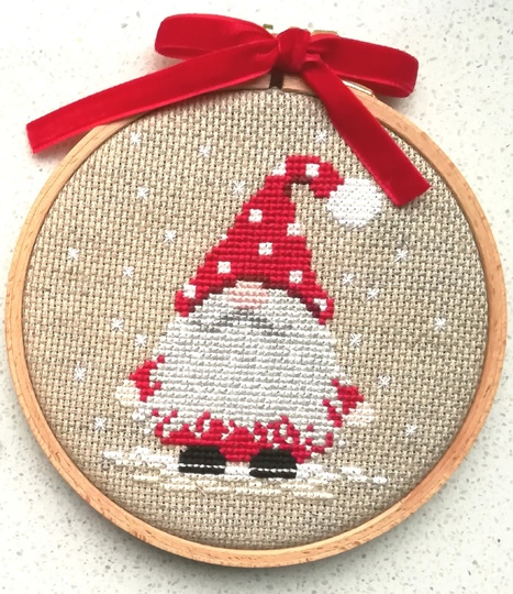 Kreuzstichvorlage Weihnachtswichtel, PDF Download