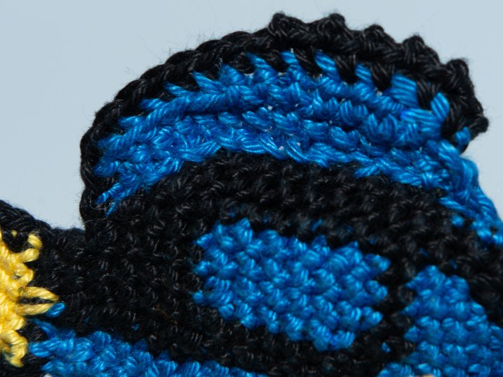 Doris the Royal Blue Tang Crochet Pattern, Amigurumi Colorful Coral Fish