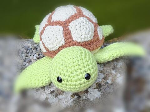 Schildkröte Elma - Häkelanleitung - Amigurumi