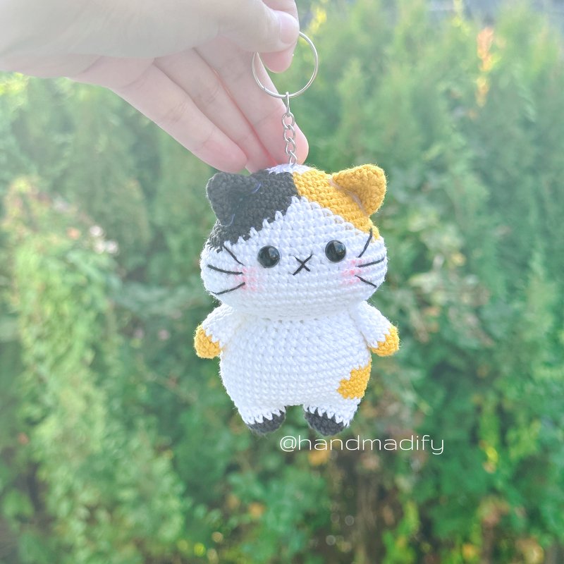 Calico Cat Keychain