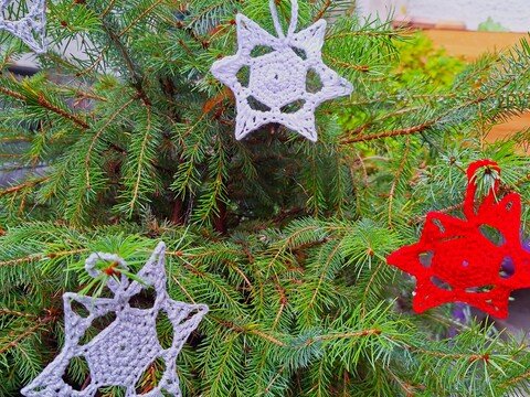 Häkelanleitung **Sternenanhänger**