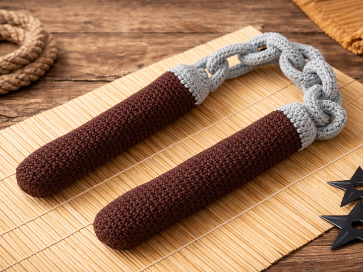 Crochet pattern - Soft nunchucks for little ninja