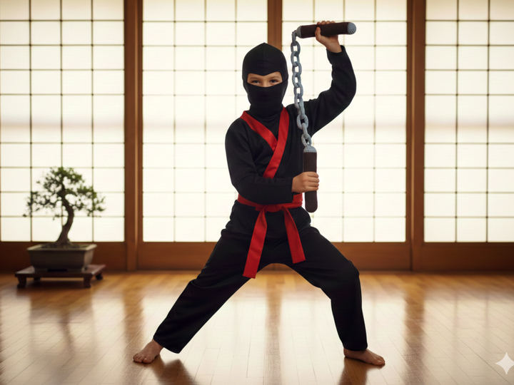 Häkelanleitung - Weiche Nunchakus für kleine Ninja