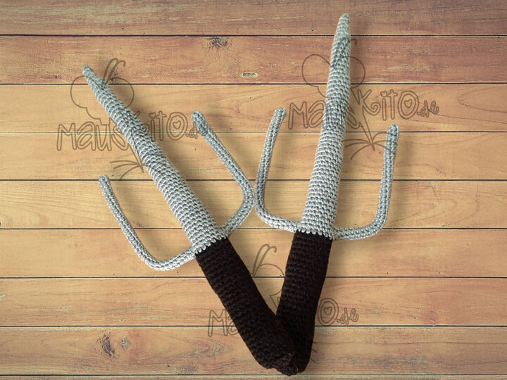 Crochet pattern - Sei fork for little ninja