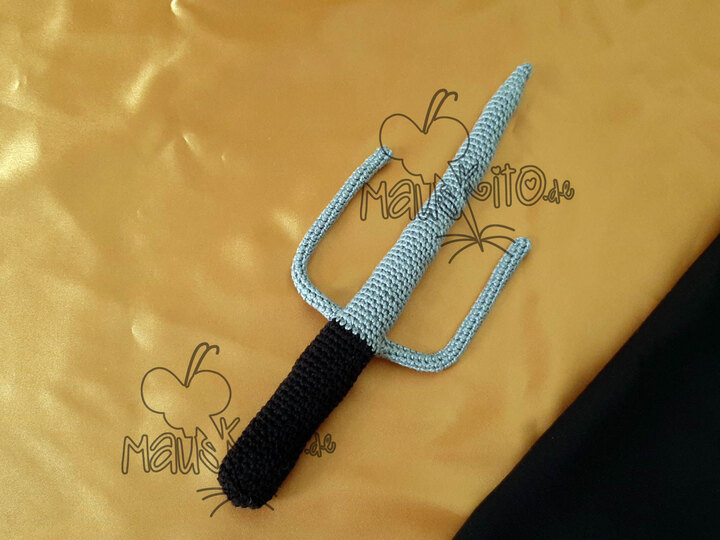 Crochet pattern - Sei fork for little ninja