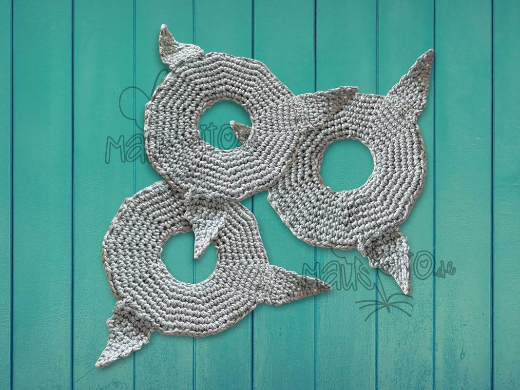 Crochet pattern - Shuriken throwing star for little ninja - Image 3