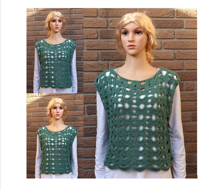 Häkelanleitung Pullunder - für jedes Garn und jede Größe