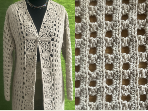 Jacke oder Mantel - Häkelanleitung