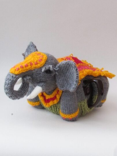 TeaCosyFolk's Elephant Tea Cosy Knitting Pattern