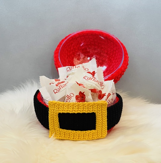 Weihnachtskugel zum Befüllen Häkelanleitung