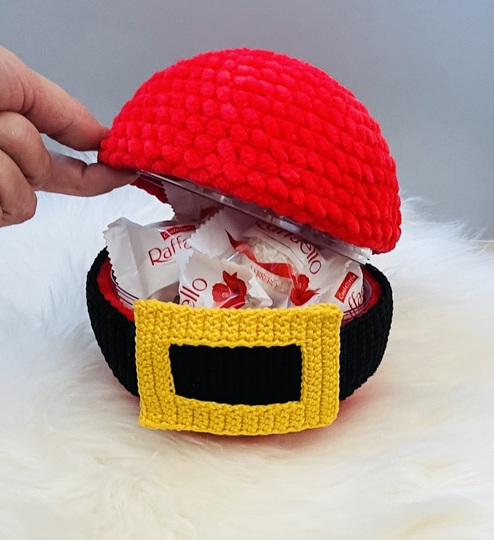 Weihnachtskugel zum Befüllen Häkelanleitung