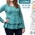 Leonie Empire Line Shirt – Tiered Babydoll Top EU 34–50 / US 4–20