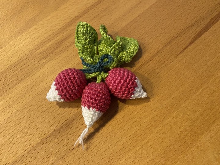 Gemüse häkeln von A wie Aubergine bis Z wie Zwiebel, 12 Sorten in Varianten