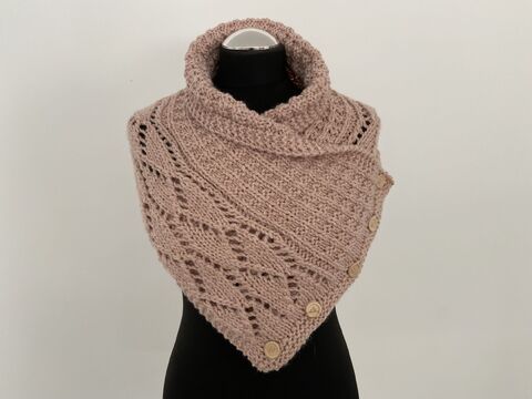 Strickanleitung - Kragenschal "Wanterzäit"