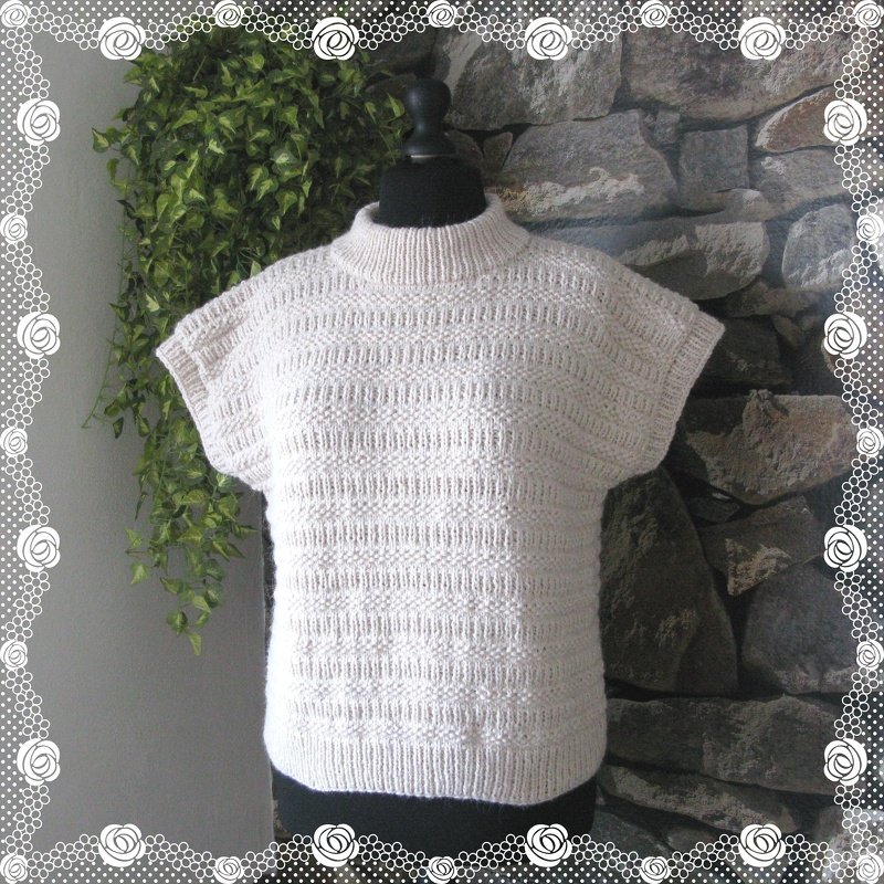 Strickanleitung warmer Pullunder Hingucker in Strukturmuster - Bild 7