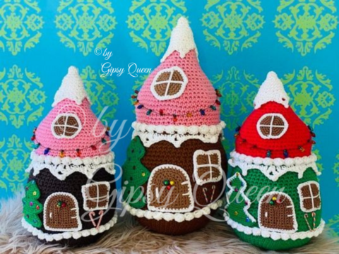 Häkelanleitung Lebkuchenhaus Detaillierte Anleitung für Weihnachten