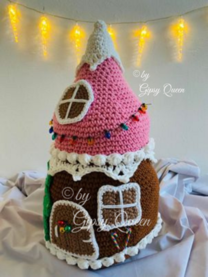 Häkelanleitung Lebkuchenhaus Detaillierte Anleitung für Weihnachten