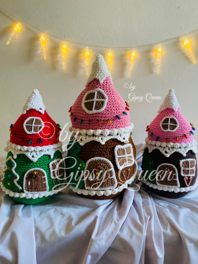 Häkelanleitung Lebkuchenhaus Detaillierte Anleitung für Weihnachten