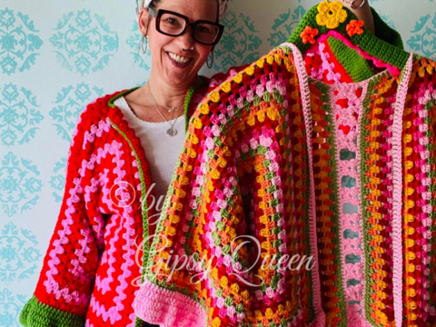 Häkelanleitung Doris Jacke