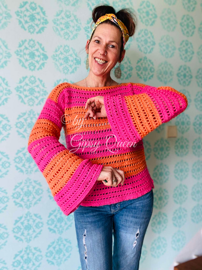 Häkelanleitung Tanja Pullover