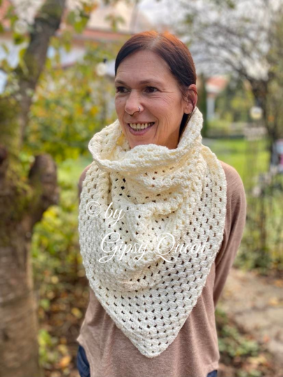 Häkelanleitung Schal