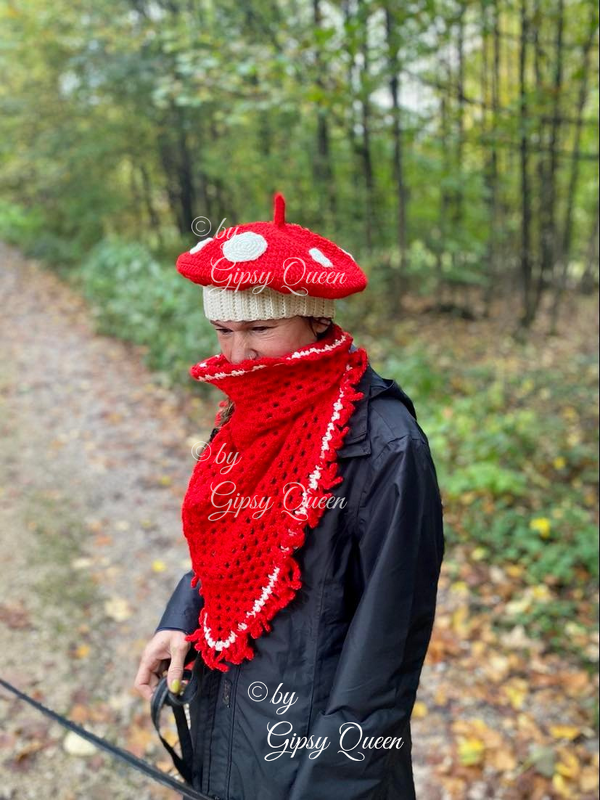 Häkelanleitung Schal & Mütze