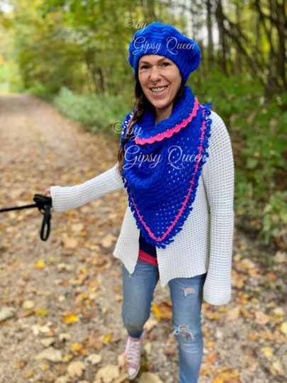 Häkelanleitung Schal & Mütze