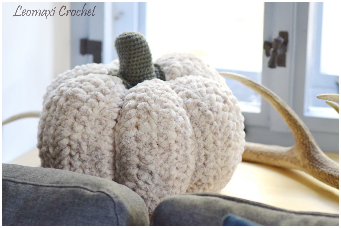 + CUDDLY + Kürbis-Kissen häkeln, tolle und kuschlige Herbstdeko Hygge-Look - Bild 4