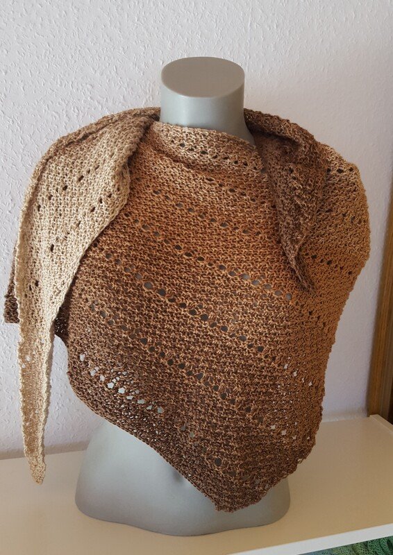 Strickanleitung Dreieckstuch Tuch Bernadine