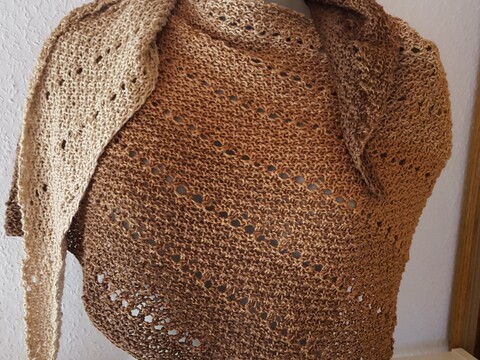 Strickanleitung Dreieckstuch Tuch Bernadine