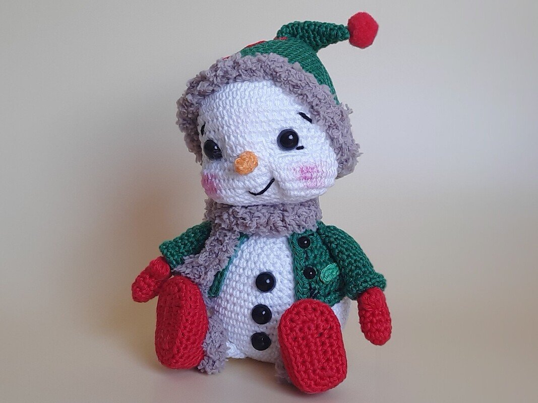 Schneemann Baby OlliJolly - Amigurumi Häkelanleitung - Bild 6