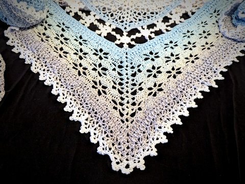 Häkelanleitung Tuch "Winterdream" - PDF