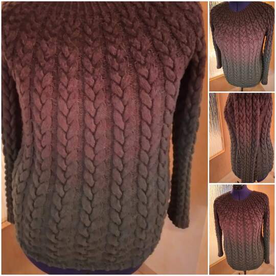 Zopfpulli Trenzas- Strickanleitung für einen Unisex Pullover