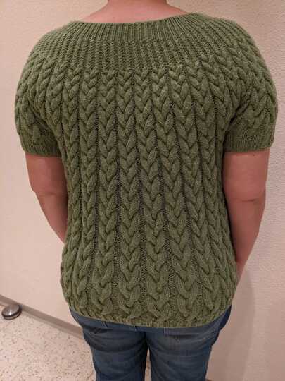 Zopfpulli Trenzas- Strickanleitung für einen Unisex Pullover