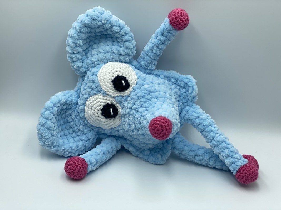 Häkelanleitung - Fluffy Friends - Kuscheltier Maus "Mollie" - Bild 2