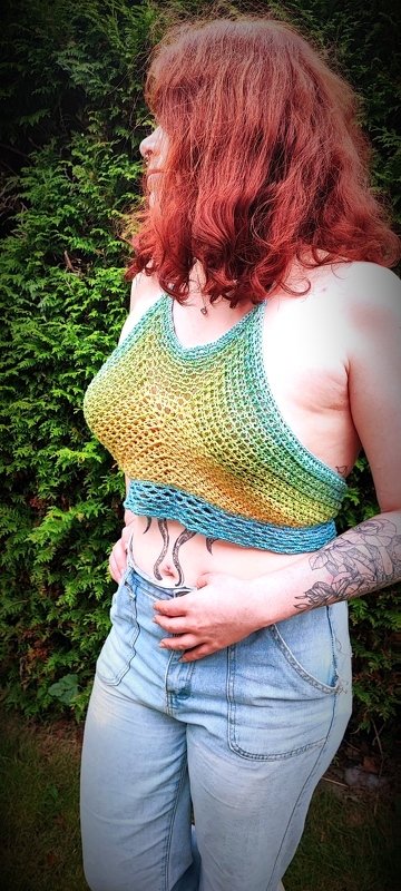 Häkelanleitung Sexy Crop Top - PDF - Bild 4